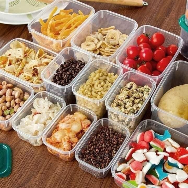 طقم علب حفظ الطعام 17 قطعة