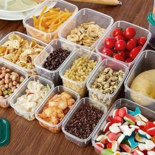 طقم علب حفظ الطعام 17 قطعة