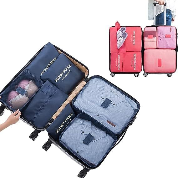 طقم منظمات سفر للملابس