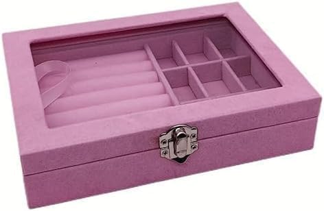 صندوق تنظيم المجوهرات والإكسسوارات الوردي | Jewelry Organizer Box