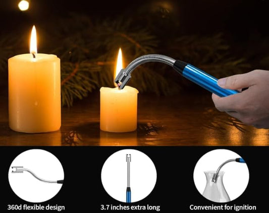 ولاعة كهربائية USB طويلة ومرنة – بدون غاز