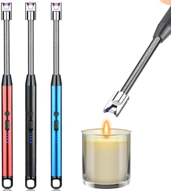 ولاعة كهربائية USB طويلة ومرنة – بدون غاز