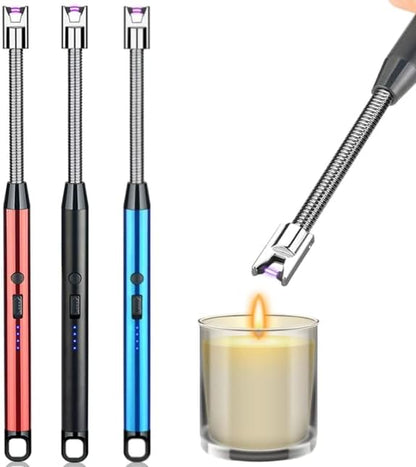 ولاعة كهربائية USB طويلة ومرنة – بدون غاز