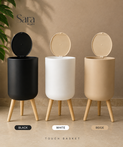 سلة قمامة تاتش– Touch Basket | Sara Plast