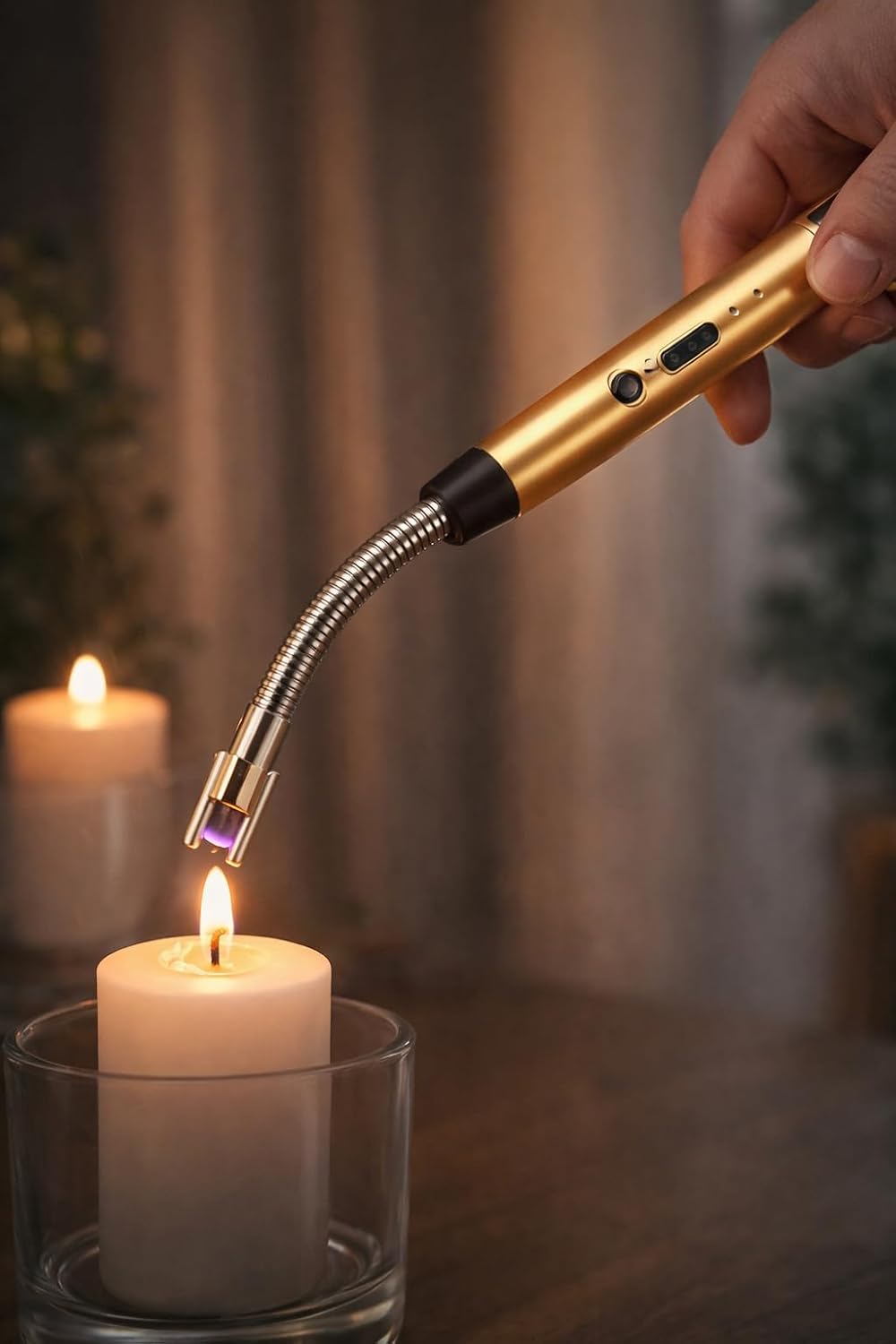 ولاعة كهربائية USB طويلة ومرنة – بدون غاز