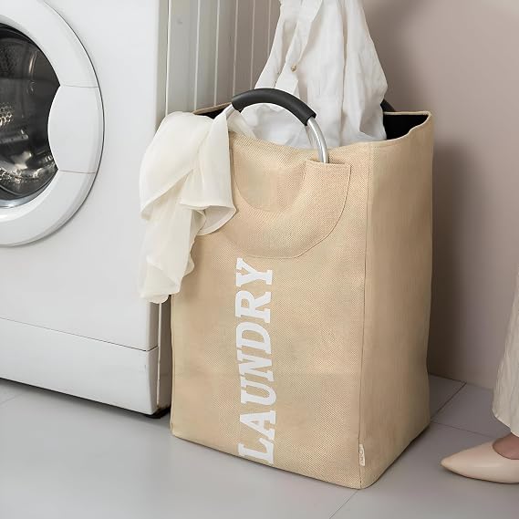 سلة غسيل قماش قابلة للطي بمقابض – Laundry Hamper