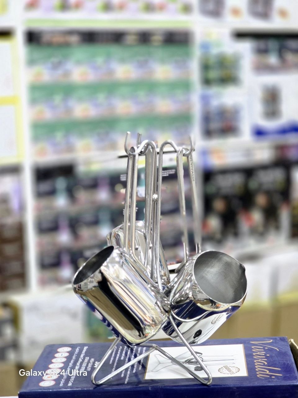 طقم كنك استانلس ستيل 3 قطع مع حامل